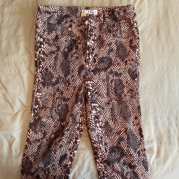 High Rise Snake Print Jeans ๐ - Picture 5 of 11